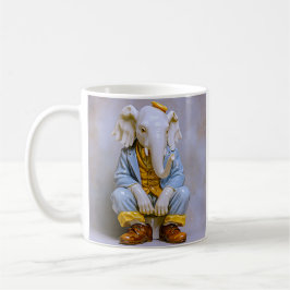 Taza De Café Arte de bebé rata elegante