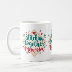 Taza De Café Arte de Bordado: Uniendo Recuerdos