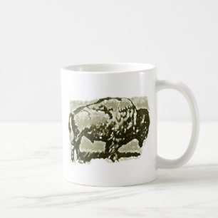 Taza De Café Arte de búfalo