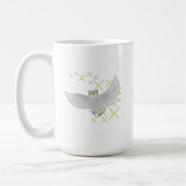 Taza De Café Arte de búho estrella lindo