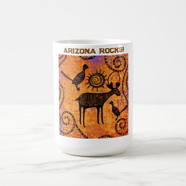 Taza De Café Arte de Ciervo (Centro)