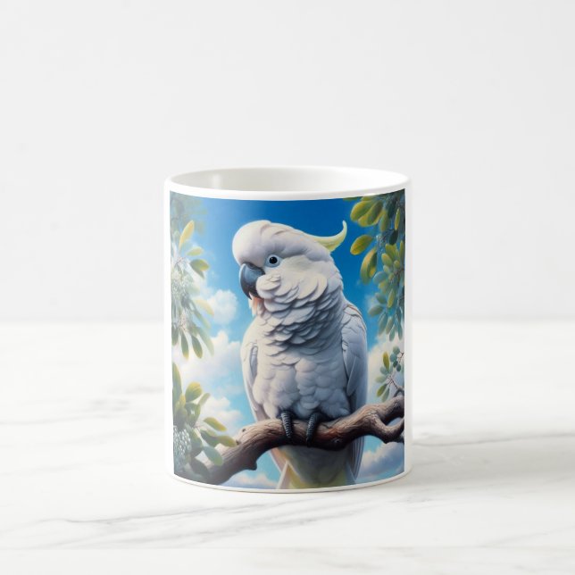 Taza De Café Arte de Cockatoo (Centro)