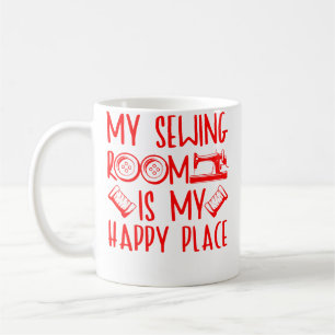 Taza De Café Arte de costura divertido para hombres y mujeres, 