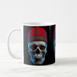 Taza De Café Arte de cráneo marroquí