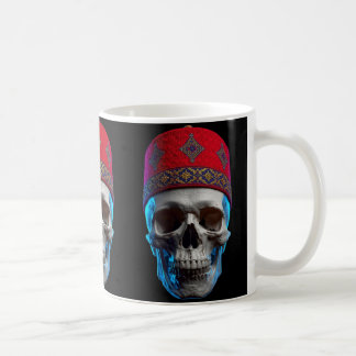 Taza De Café Arte de cráneo marroquí