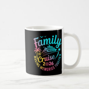 Taza De Café Arte de crucero familiar creando recuerdos de vaca