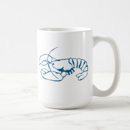 Taza De Café Arte de dibujo sencillo de dibujo del animal marin