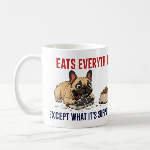 Taza De Café Arte de dibujos animados divertidos de mamá perro