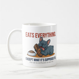 Taza De Café Arte de dibujos animados divertidos de mamá perro 