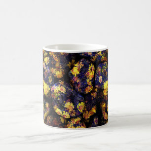 Taza De Café Arte de diseño floral moderno de Guay