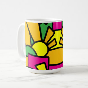 Taza De Café Arte de Doodle Festivo 42