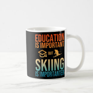 Taza De Café Arte de esquí genial para hombres mujeres niños mo
