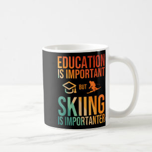 Taza De Café Arte de esquí genial para hombres mujeres niños mo