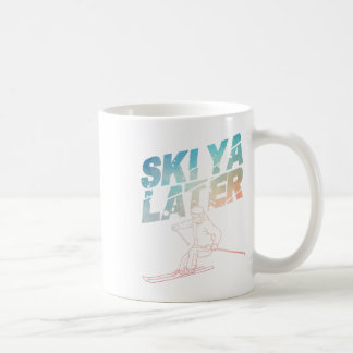 Taza De Café Arte De Esquí Para Hombres Mujeres Nieve Esquiando