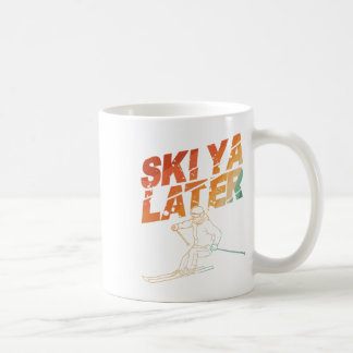 Taza De Café Arte De Esquí Para Hombres Mujeres Nieve Esquiando