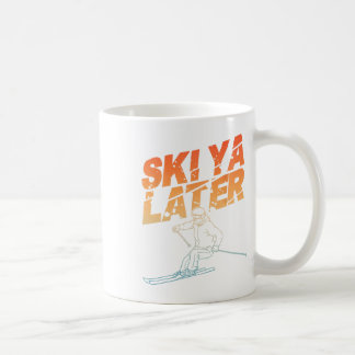 Taza De Café Arte De Esquí Para Hombres Mujeres Nieve Esquiando