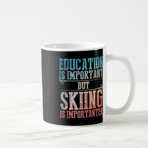 Taza De Café Arte de esquí para hombres mujeres niños deporte d