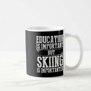 Taza De Café Arte de esquí para hombres mujeres niños deporte d