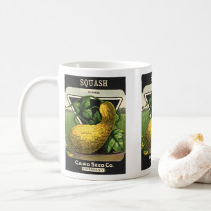 Taza De Café Arte de etiqueta de paquete de semillas vintage Ca