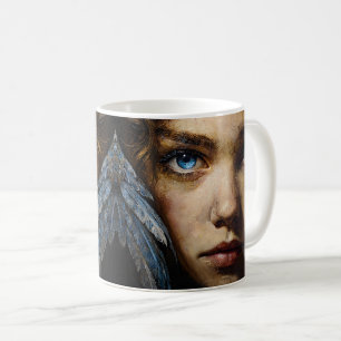 Taza De Café Arte de Fantasía de la Reina Cuervo