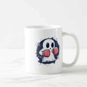Taza De Café Arte de fantasma de boxeo lindo