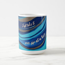 Taza De Café Arte de flujo motivacional-abstracto-