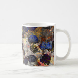 Taza De Café Arte de fondo digital de patrón floral / floral