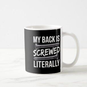 Taza De Café Arte de fusión espinal para hombres y mujeres recu