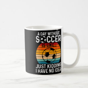 Taza De Café Arte de fútbol divertido chicos hombres mujeres ju