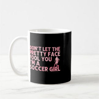 Taza De Café Arte de fútbol divertido para chicas mujeres amant