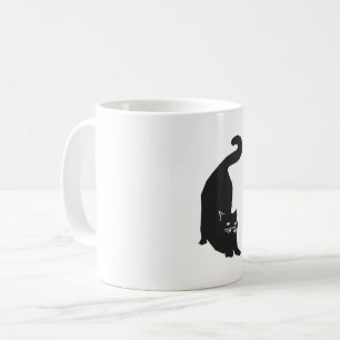 Taza De Café Arte de gato negro