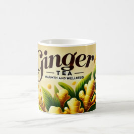 Taza De Café Arte de Ginger Tea Design AI