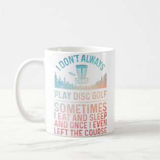 Taza De Café Arte de Golf con Disco para Hombres Mujeres Jugado
