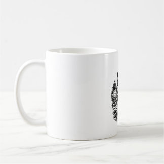 Taza De Café Arte de grabado en madera de Beagle Scout Vintage 