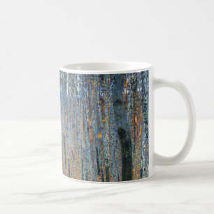 Taza De Café Arte de Gustav Klimt Bosque de Hayas Vintage