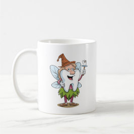Taza De Café Arte de hadas de dientes mágicos