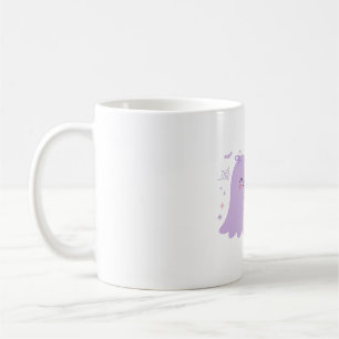 Taza De Café Arte de Halloween de Pareja Fantasma de Amor Espel