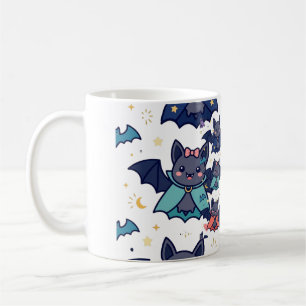 Taza De Café Arte de Halloween de truco o trato de la familia d