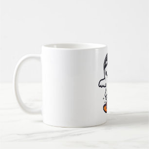 Taza De Café Arte de Halloween espeluznante de patinador de mon