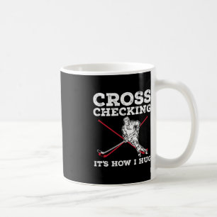 Taza De Café Arte De Hockey Sobre Hielo Divertido Para Hombres 