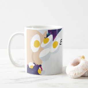 Taza De Café Arte de Huevo RG RA