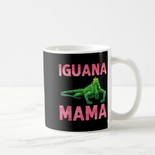 Taza De Café Arte De Iguana Para Mamá Chicas Mujeres Reptile Ig