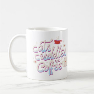 Taza De Café Arte de ilustración adorable de mejores amigos