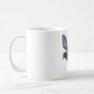Taza De Café Arte de la acuarela Storm-Petrel de Wilson