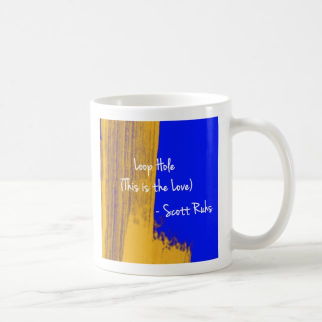 Taza De Café Arte de la cubierta del taladro de bucle (Derecha)