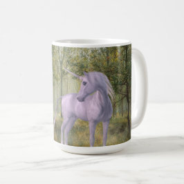 Taza De Café Arte de la fantasía del unicornio