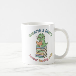 Taza De Café Arte de la historia subterránea de lectura de vera
