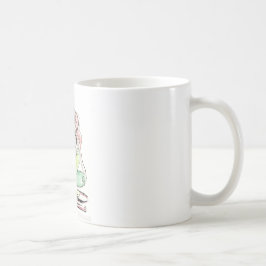 Taza De Café Arte de la yoga - torsión espinal