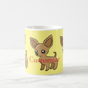 Taza De Café Arte de Mama Chihuahua Linda Thunder_Cove