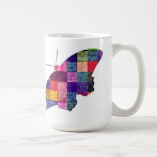 Taza De Café Arte de mariposa colorida